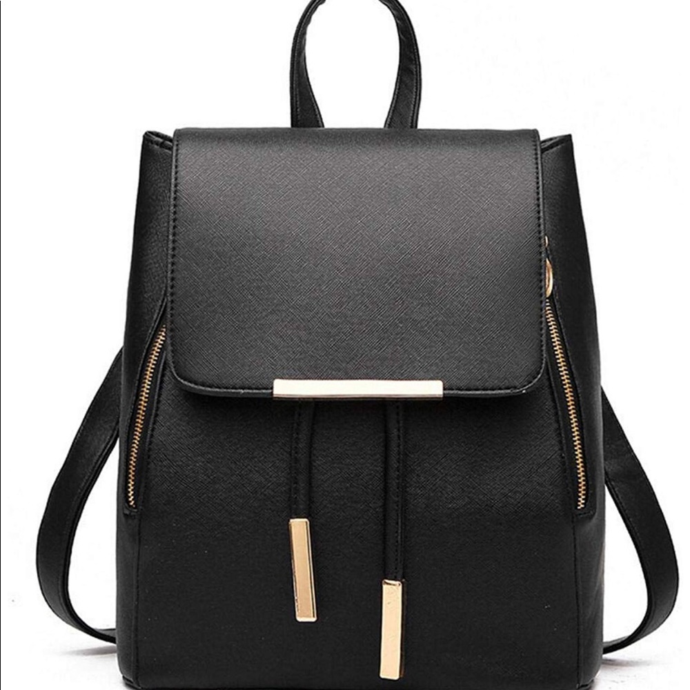 Black Backpack Purse